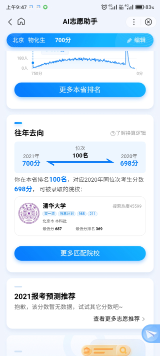 闪电估分app