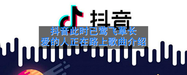 抖音此时已莺飞草长爱的人正在路上歌曲介绍