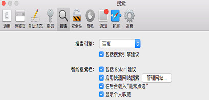 Safari浏览器地址栏无法搜索的解决方法