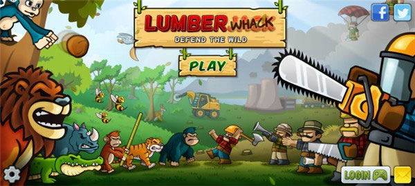 森林防御战猴子传奇2023最新版(Lumberwhack)