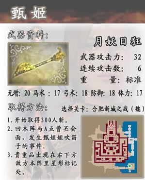 真三国无双4道具武器拿法详细介绍