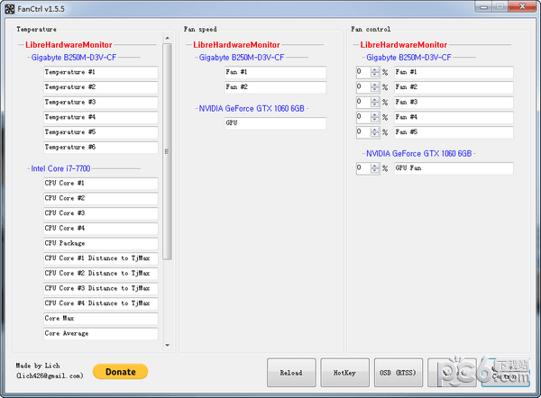 FanCtrl(电脑风扇控制软件)