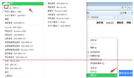  在百度浏览器中出现打开乱码的详细解决方法