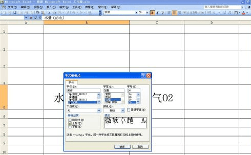  怎么在excel2003中输入上下标 ？excel2003输入上下标的教程