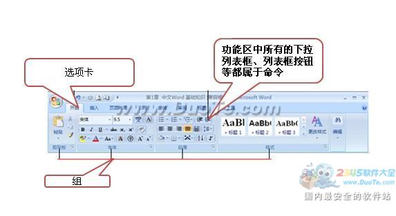  word2007教程  word2007界面详解