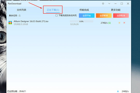  PanDownload中下载文件的详细操作步骤