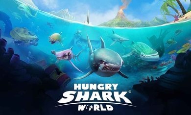 饥饿鲨世界破解版无限珍珠钻石金币(Hungry Shark)