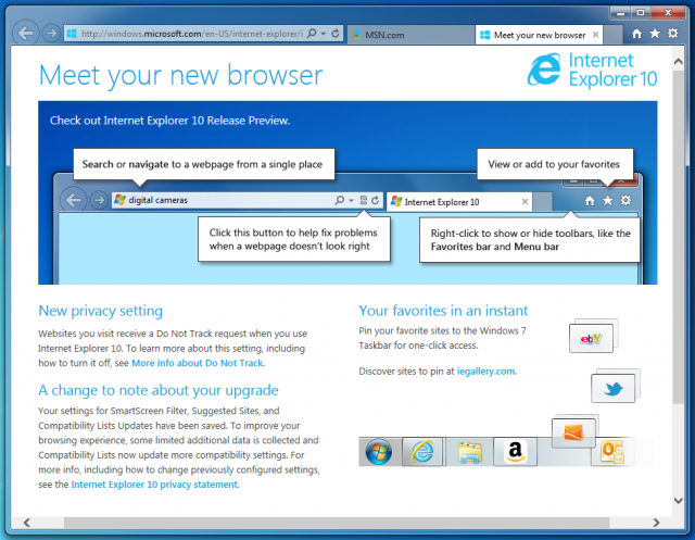 Internet Explorer 10