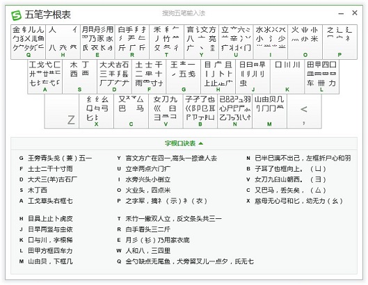 搜狗五笔输入法