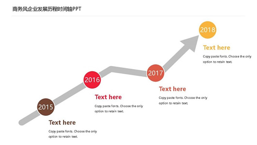 ppt模板时间轴 免费版