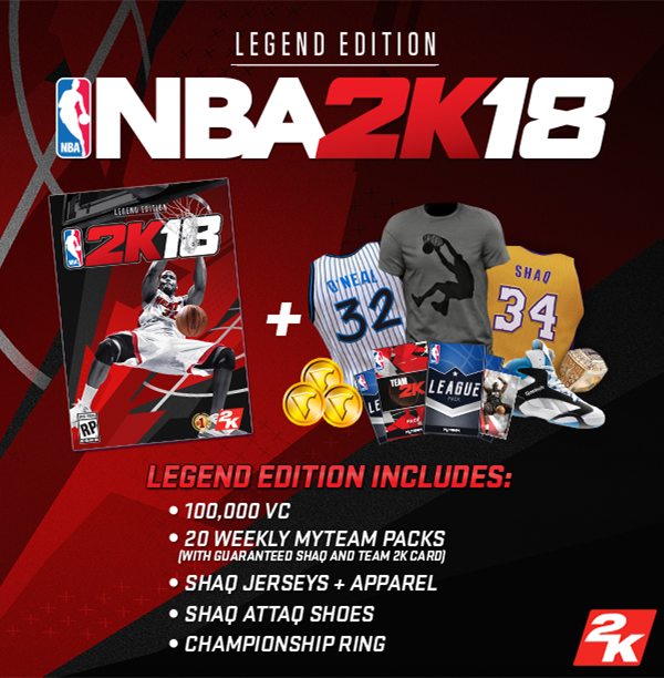 NBA2K18黄金版和珍藏版有什么区别 NBA2K18各版本介绍