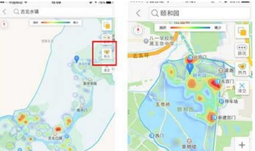  高德地图app中热力图的详情介绍