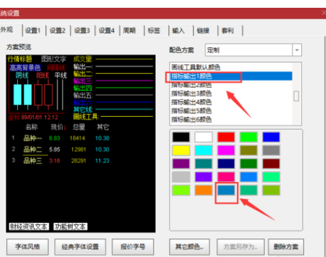 通达信软件修改均线的颜色的操作教程