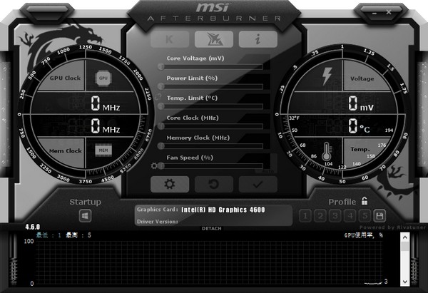 Afterburner(微星显卡超频工具) v4.6.2官方中文版