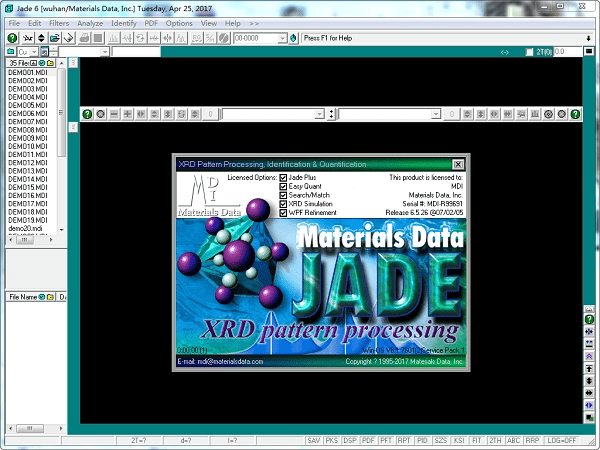 MDI Jade(XRD分析软件) v6.5破解版