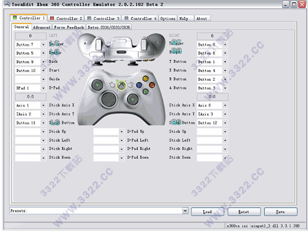 x360ce(手柄映射工具) v3.2.9.82中文免费版