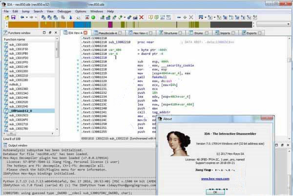 IDA Pro V7.2绿色破解版