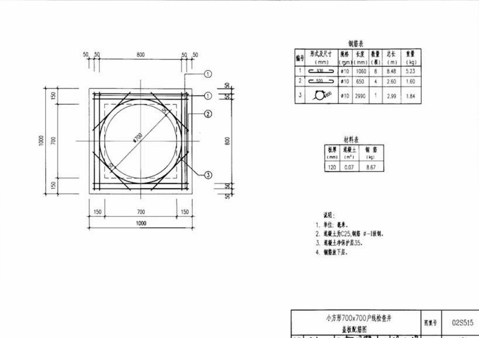 02s515排水检查井图集