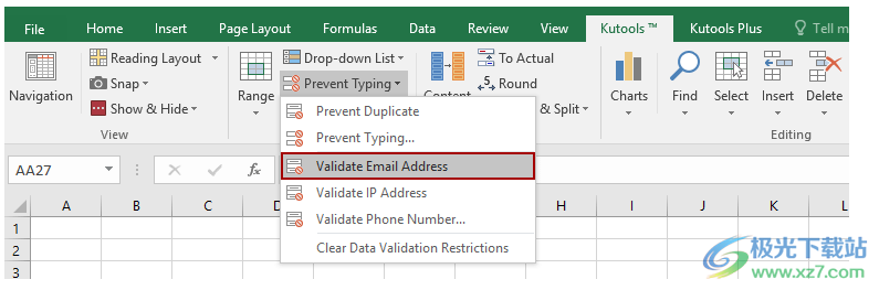 kutools for excel(Excel加载项)