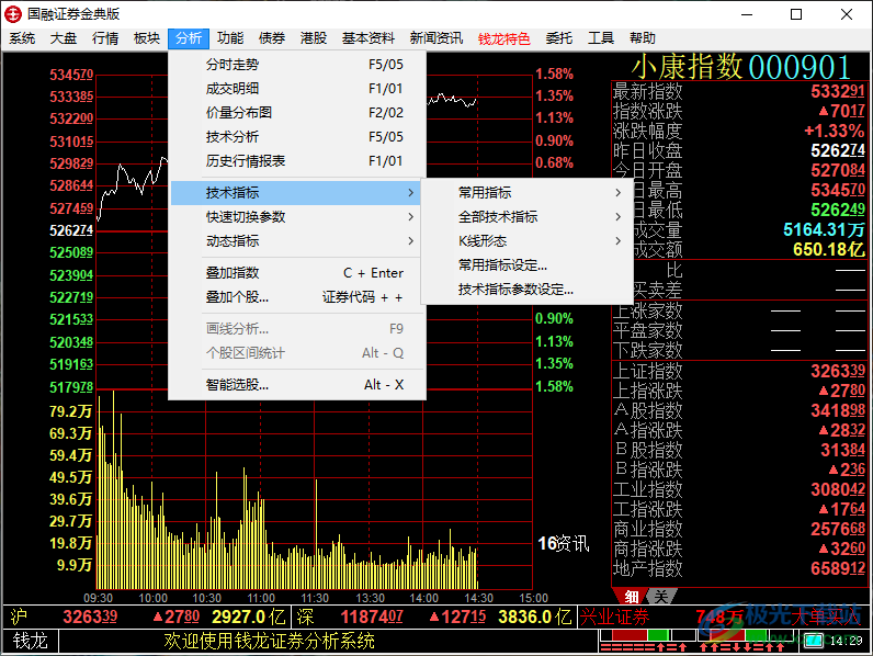 国融证券钱龙金典版