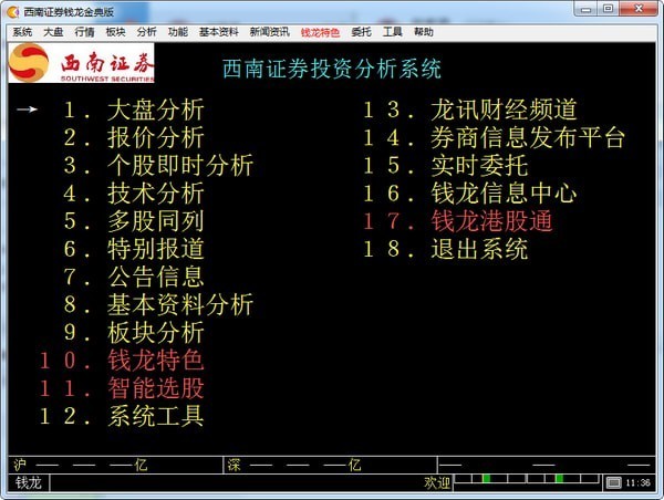 西南证券钱龙经典版 v2019.12.06