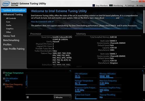 英特尔XTU超频工具免费版 6.5.1.360