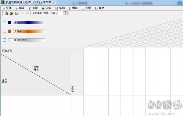 QFD(质量功能展开软件)v5.1免费版