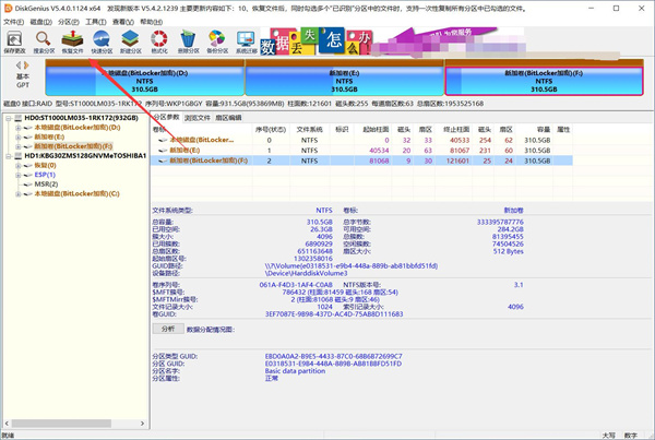 DiskGenius硬盘恢复软件免费破解下载