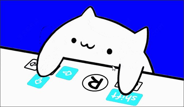 按键猫咪完美全键盘版(bongo cat mver)