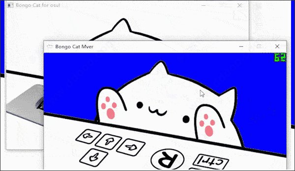 按键猫咪完美全键盘版(bongo cat mver)