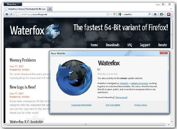 Waterfox水狐浏览器