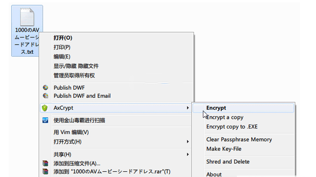 AxCrypt(文件加密软件)官方中文版