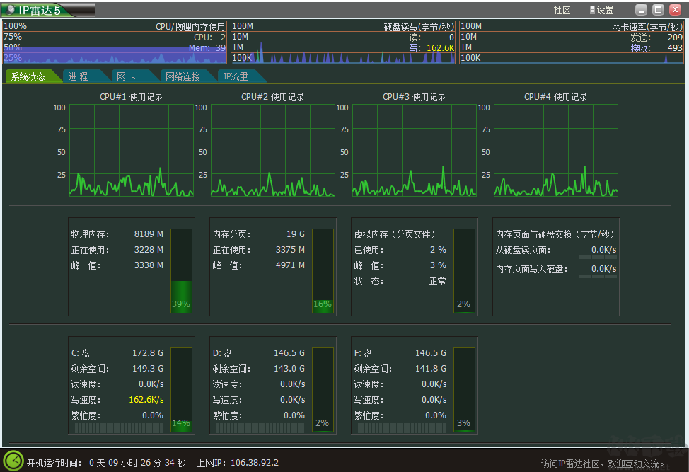 网络流量监测IP雷达官方版2023最新 v5.0.2