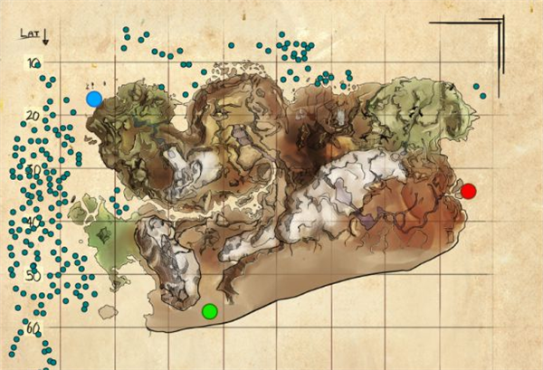 方舟生存进化仙境地图 方舟生存进化仙境资源分布图